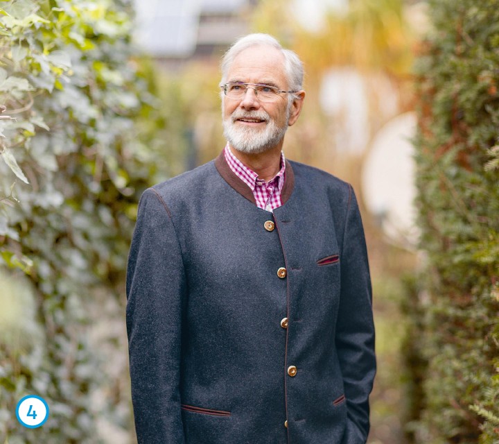 Das Bild zeigt Dr. Hans-Peter Böhm, Anraine raus Rhede