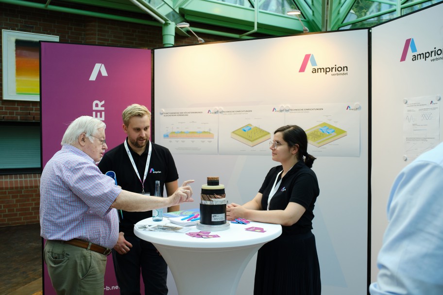 Gespräch beim Bürgerinfomarkt in Gladbeck