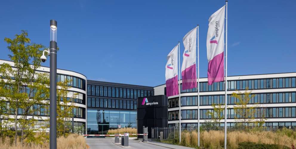 Unternehmenszentrale von Amprion in der Robert-Schuman-Straße in Dortmund