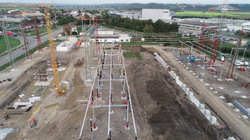 Neubau der Umspannanlage Herbertingen 2020