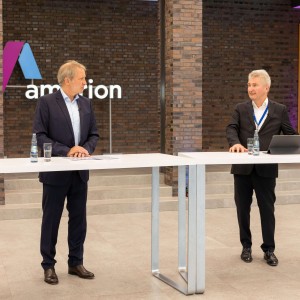 Prof. Dr. Andreas Pinkwart und Dr. Brick