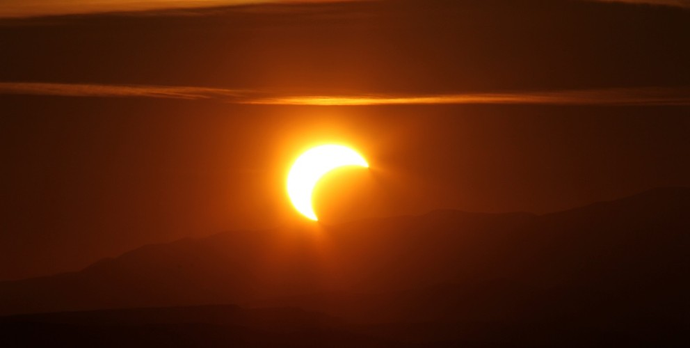 Bild von einer Sonnenfinsternis.