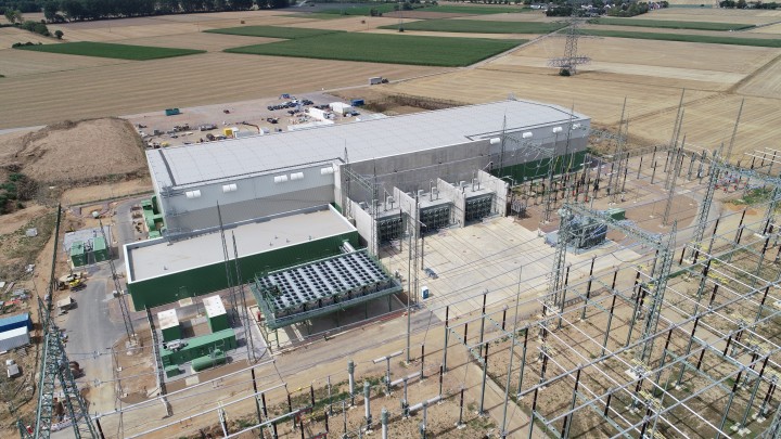 Konverter des deutsch-belgischen Interkonnektors ALEGrO (Aachen Lüttich Electricity Grid Overlay) in Oberzier